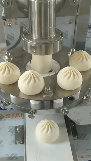 詰め物入り蒸しパンと丸いパン包子とモモ製造機餃子メーカー