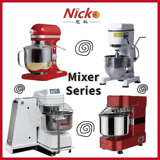 業務用ベーカリーベーキングマシン生地ニーダーピザミニミキサー、電気調理キッチン125kg小麦粉スパイラル生地ミキサー